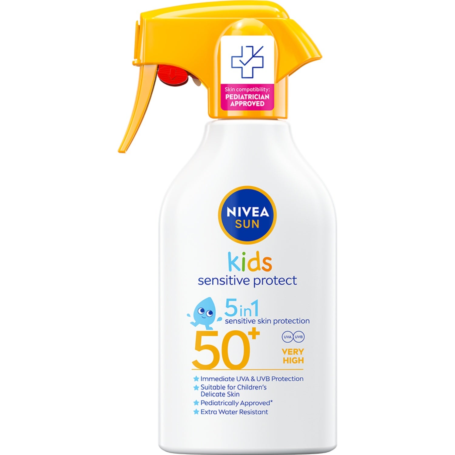 NIVEA Kids Sensitive Protect Sun Trigger Spray SPF 50+ 250 ml