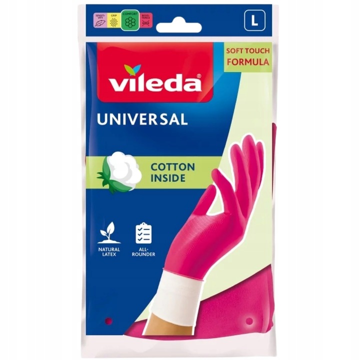 Vileda Vileda Universal kotitalouskäsine L 8410435841031 Vastaa: N/A