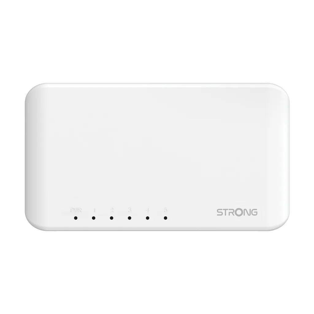 Strong SW5000P Switch - 5-port Gigabit - Plastic