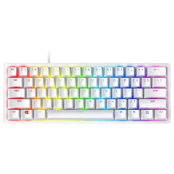 Razer Huntsman V3 Pro Mini (60%) - Analog Optical Gen-2 - Pelinäppäimistö - ilman numpadia - Englanti (US) - Valkoinen