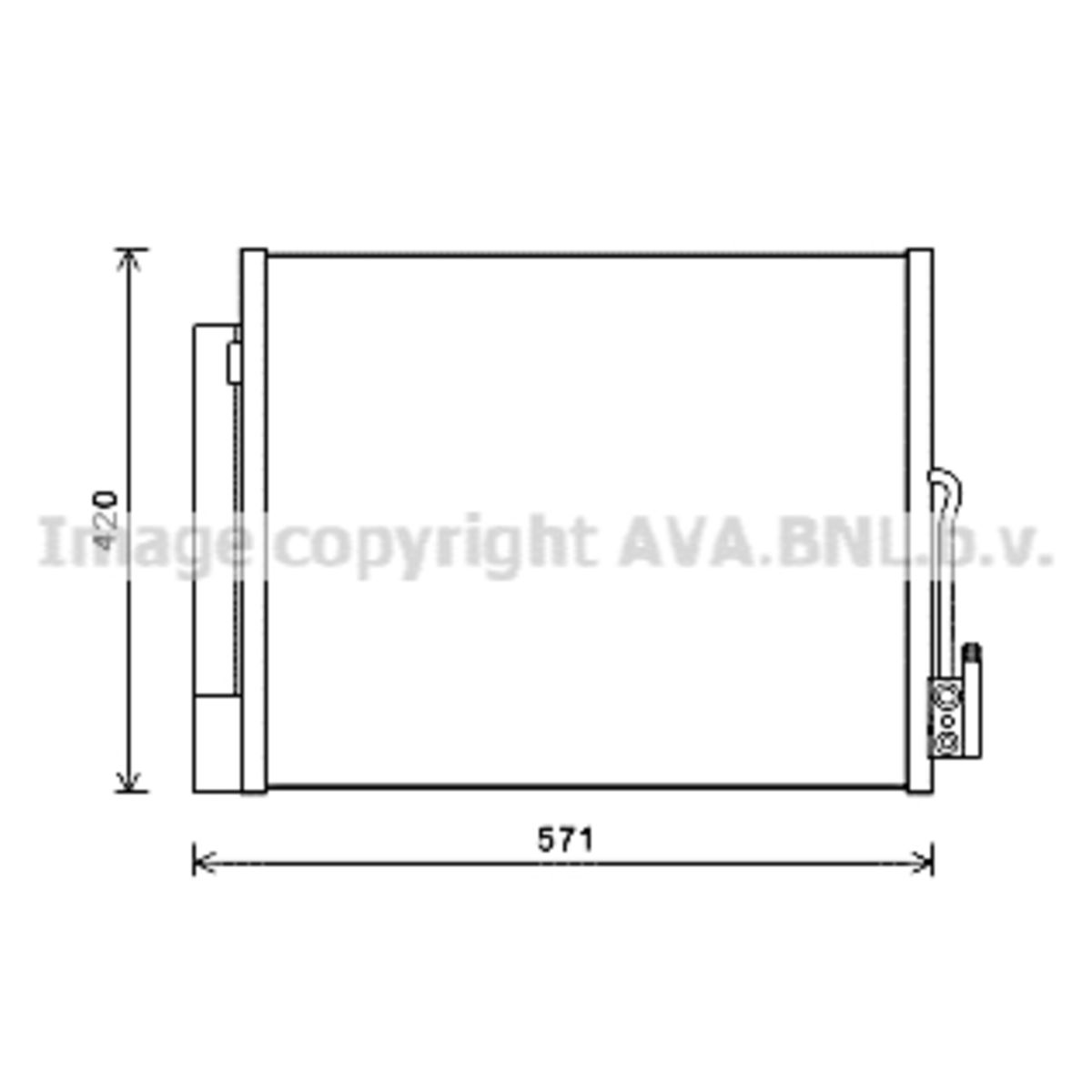 Lauhdutin, ilmastointilaite AVA COOLING SYSTEMS OL5560D