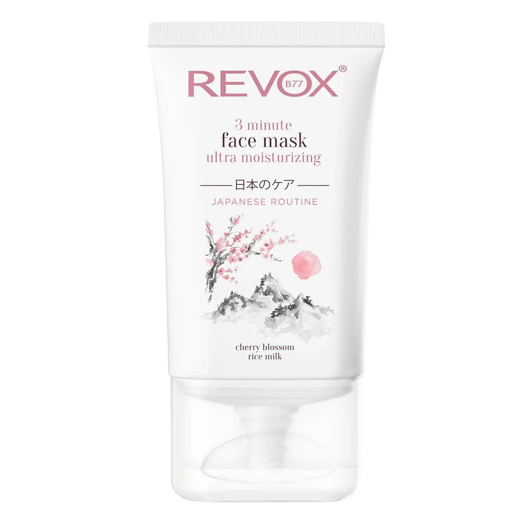 Revox Japanilainen rituaali 3 minuutin kasvomaski Ultra Kosteuttava 30ml