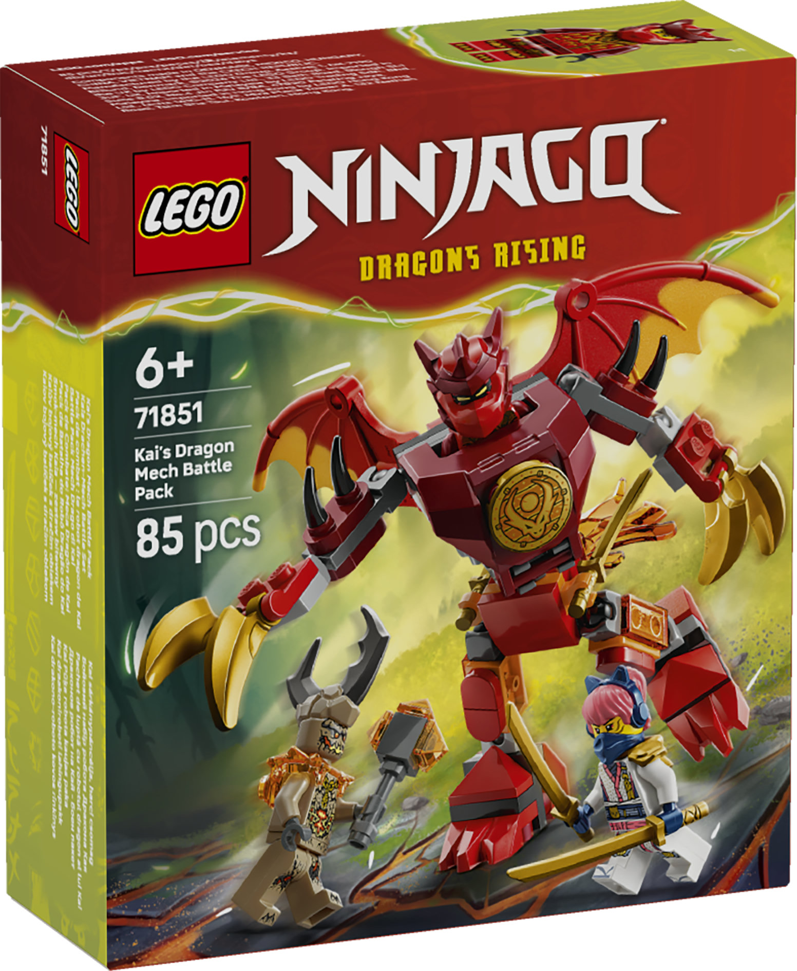 LEGO Ninjago 71851 Kain lohikäärmetaistelupakkaus