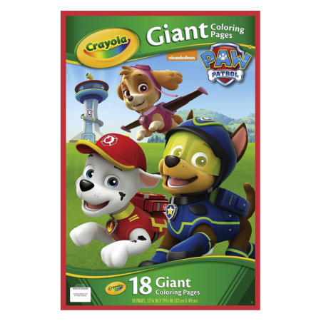 Paw Patrol Suuri värityskirja tarroilla