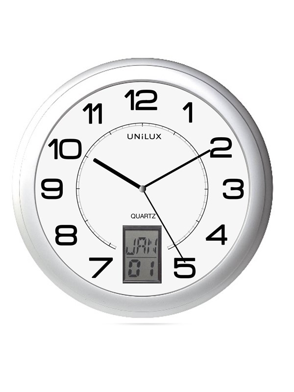 Unilux Instinct clock grey