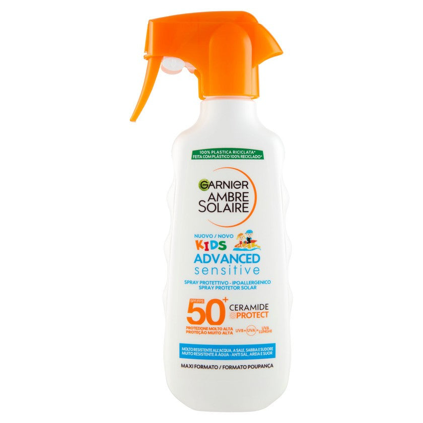 Garnier ambre solaire lapsille Advanced herkkä keramidi 50+ 270ml spray