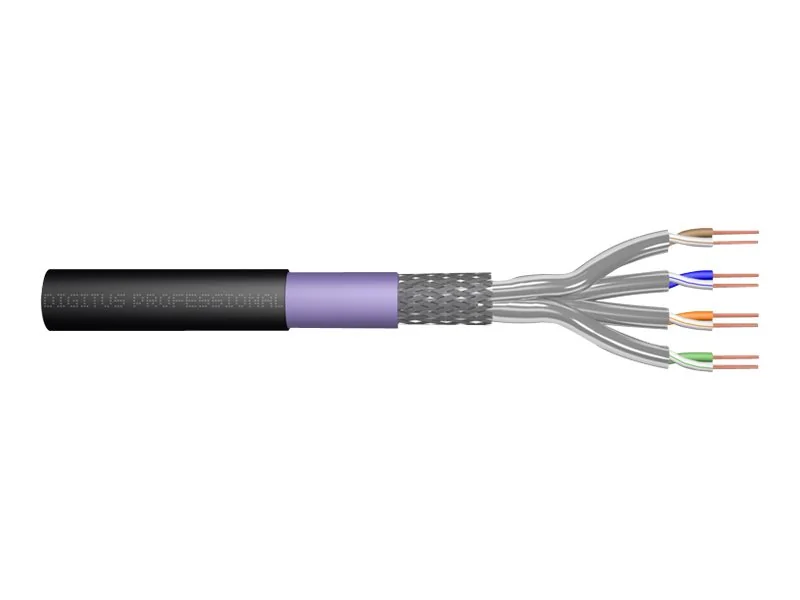 Digitus Bulk Cable Ei Cat 7 100m Musta