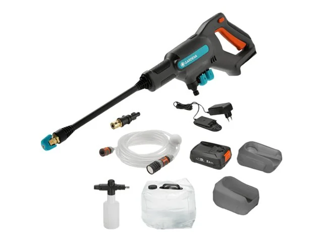 Gardena Painepesuri Akku Keskikorkeapainepesuri AquaClean 24/18V P4A Premium Set