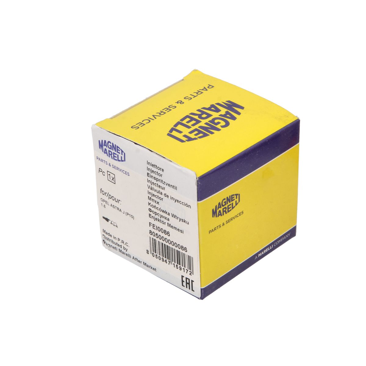 Ruiskutusventtiili MAGNETI MARELLI 805000000086