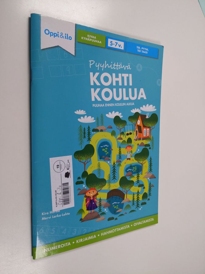 Pyyhittävä Koulua kohti -puuhakirja 6-7 v