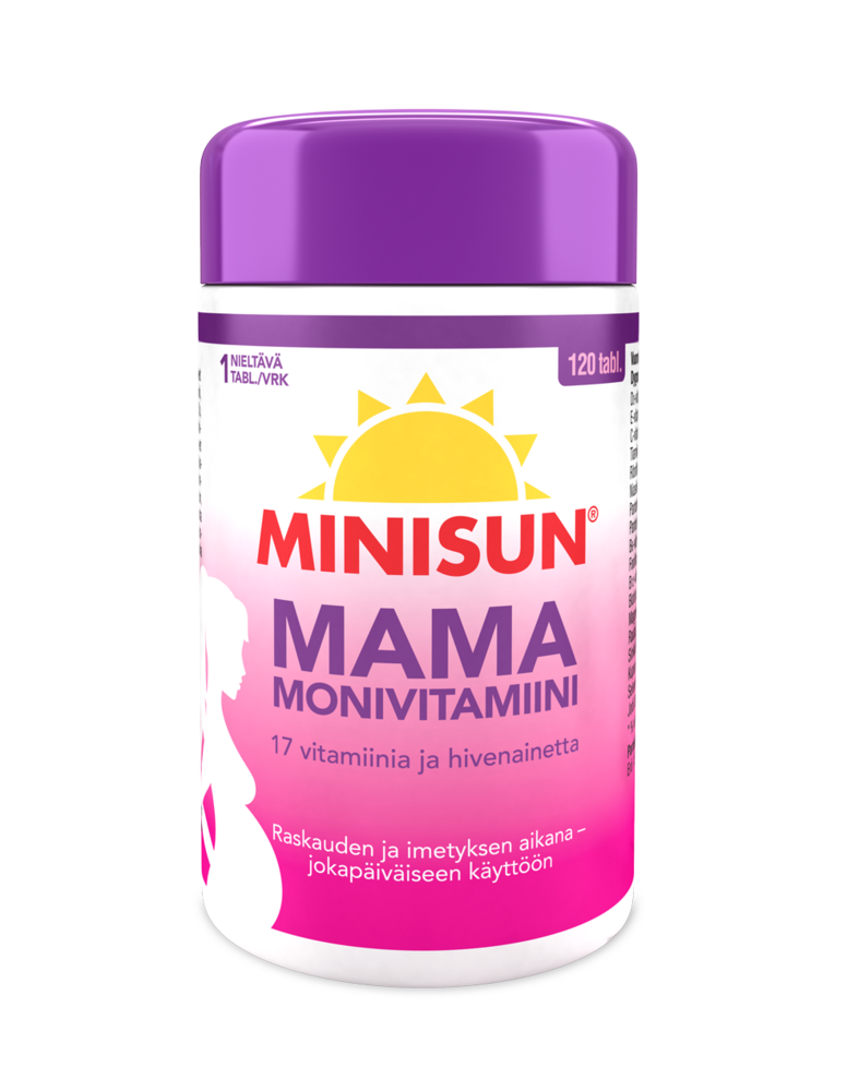 Minisun Monivitamiini Mama 120 tablettia