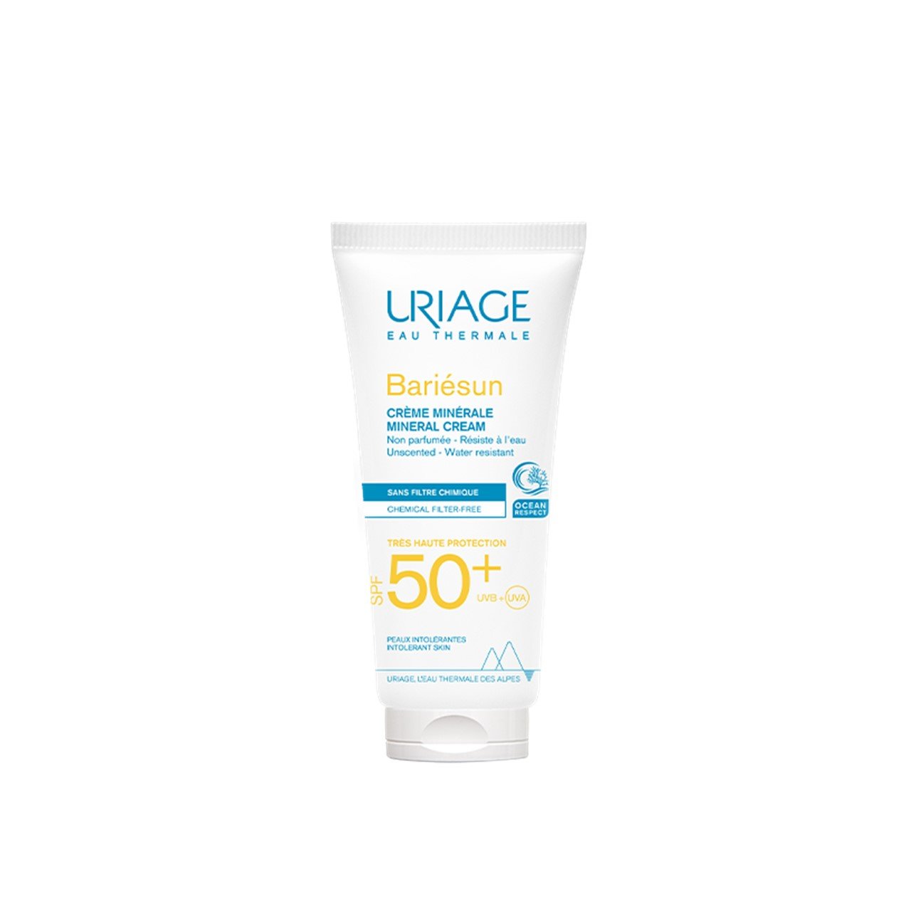 Uriage Mineraalivoide kasvoille ja vartalolle Kasvoille ja vartalolle SPF 50+ Bariésun 50 ml - 100 ml