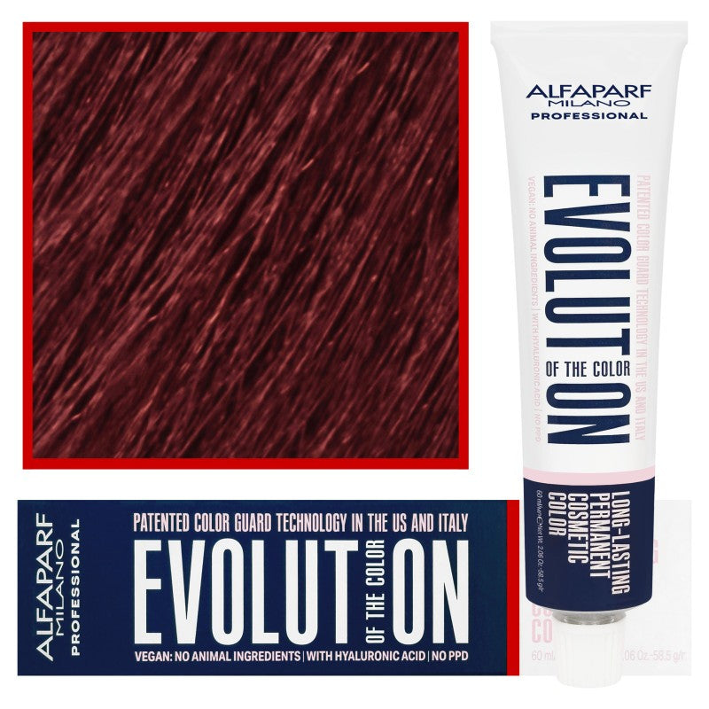 Alfaparf Evolution -hiusväri, 60 ml 6.6 | Tumma punainen vaalea