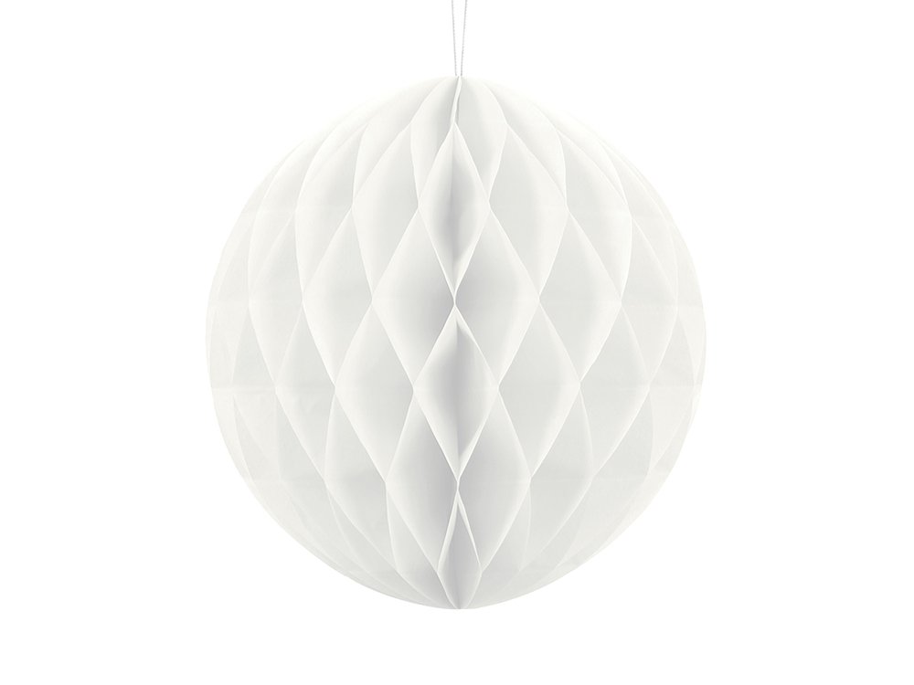 Honeycombs Valkoinen Riippukoriste - 30 cm