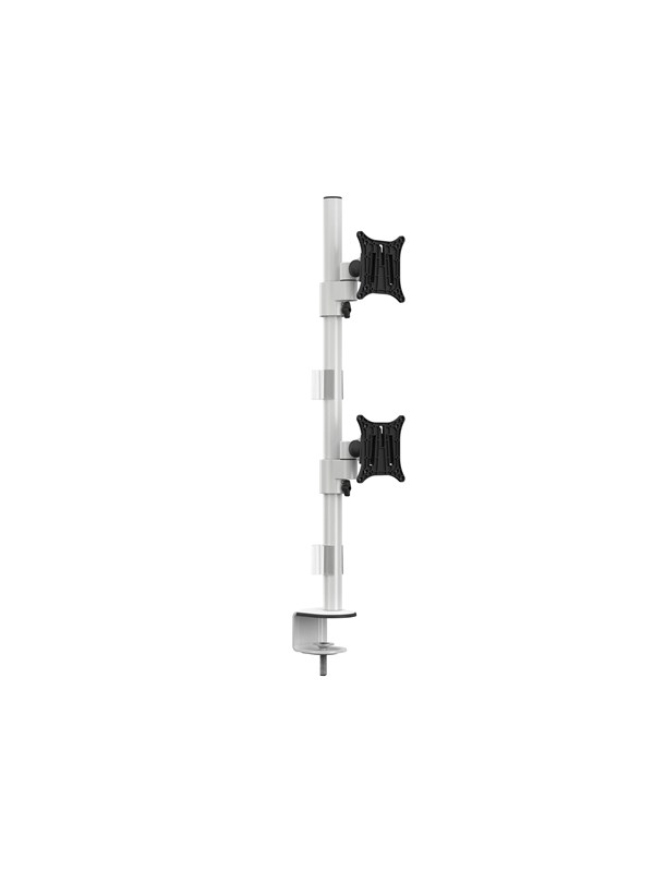 Multibrackets m VESA Deskmount Officeline Dual Vertical Valkoinen