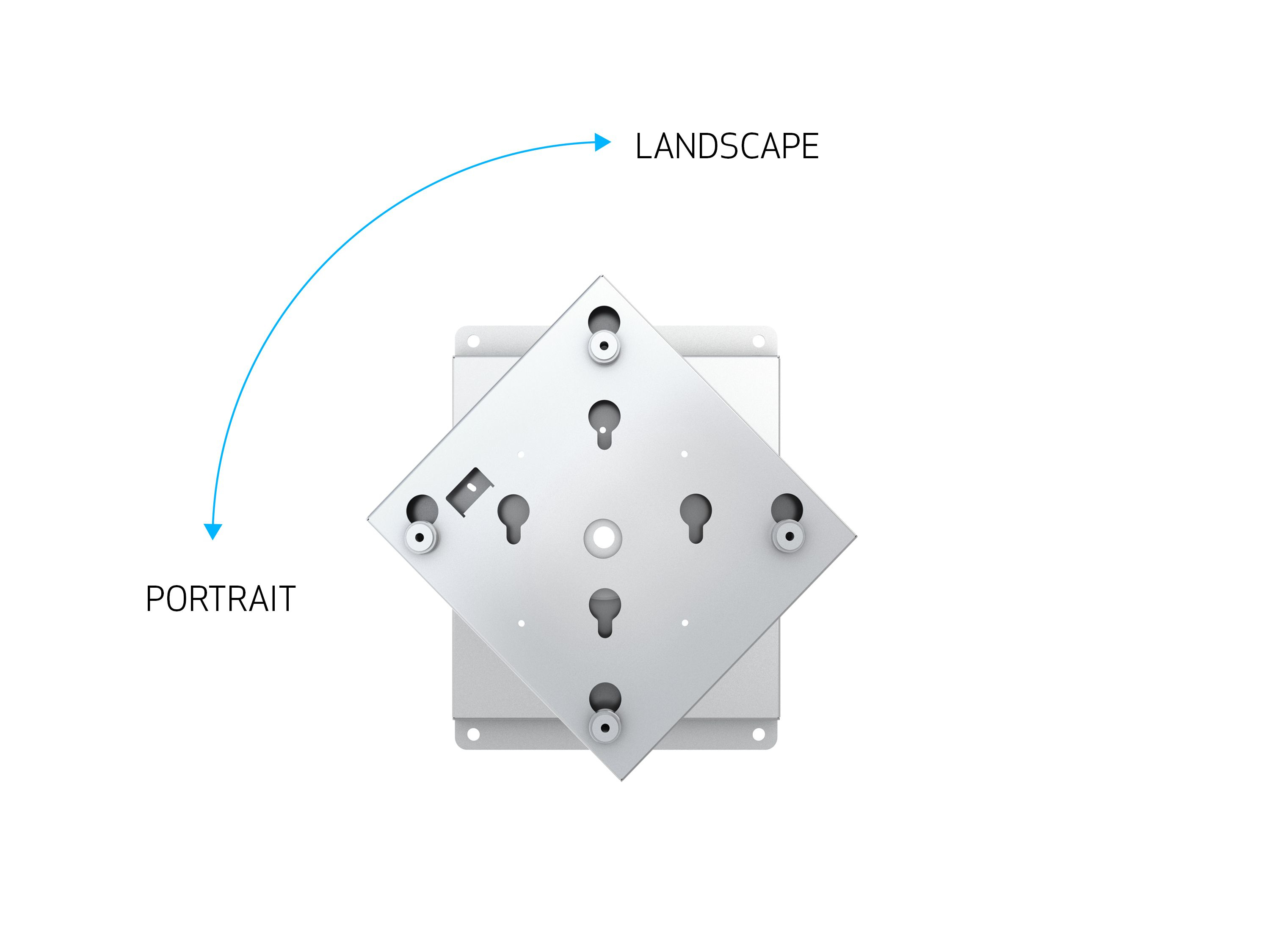 Multibrackets m VESA Wallmount Flip & Tilt 100/200 - Max 35 kg - recommended for 55"