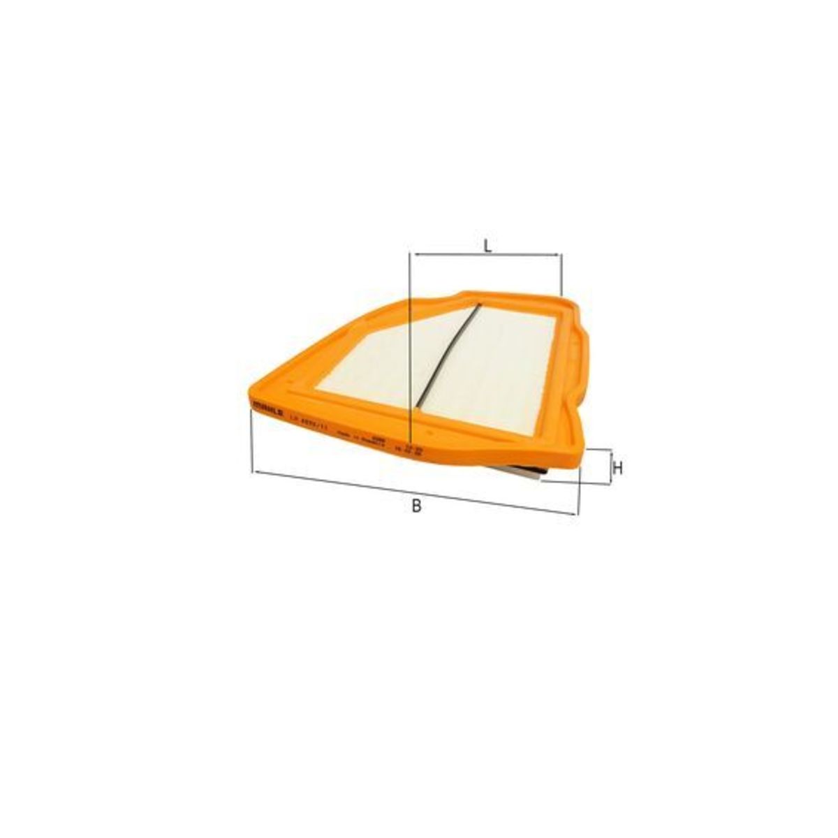 Ilmansuodatin MAHLE LX 4898/11