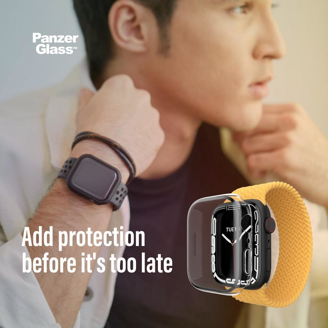 PanzerGlass Screen Protector Full Body Apple watch 4 | 5 | 6 | SE 44mm | Black