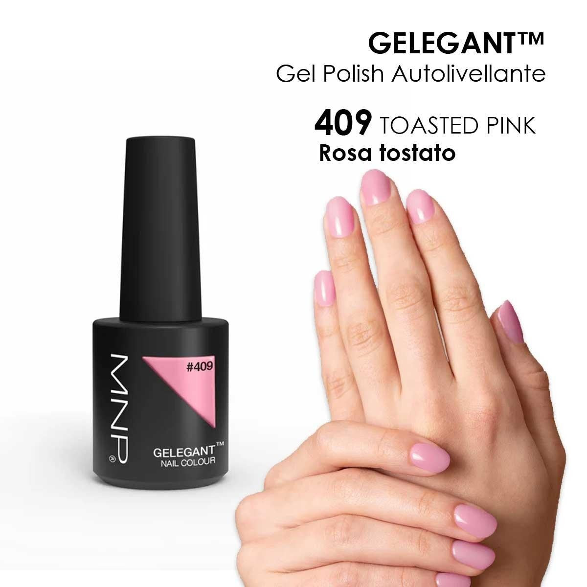 Mnp Mesauda Gelegant Gel Polish 8Ml 409Paahdettu Pink