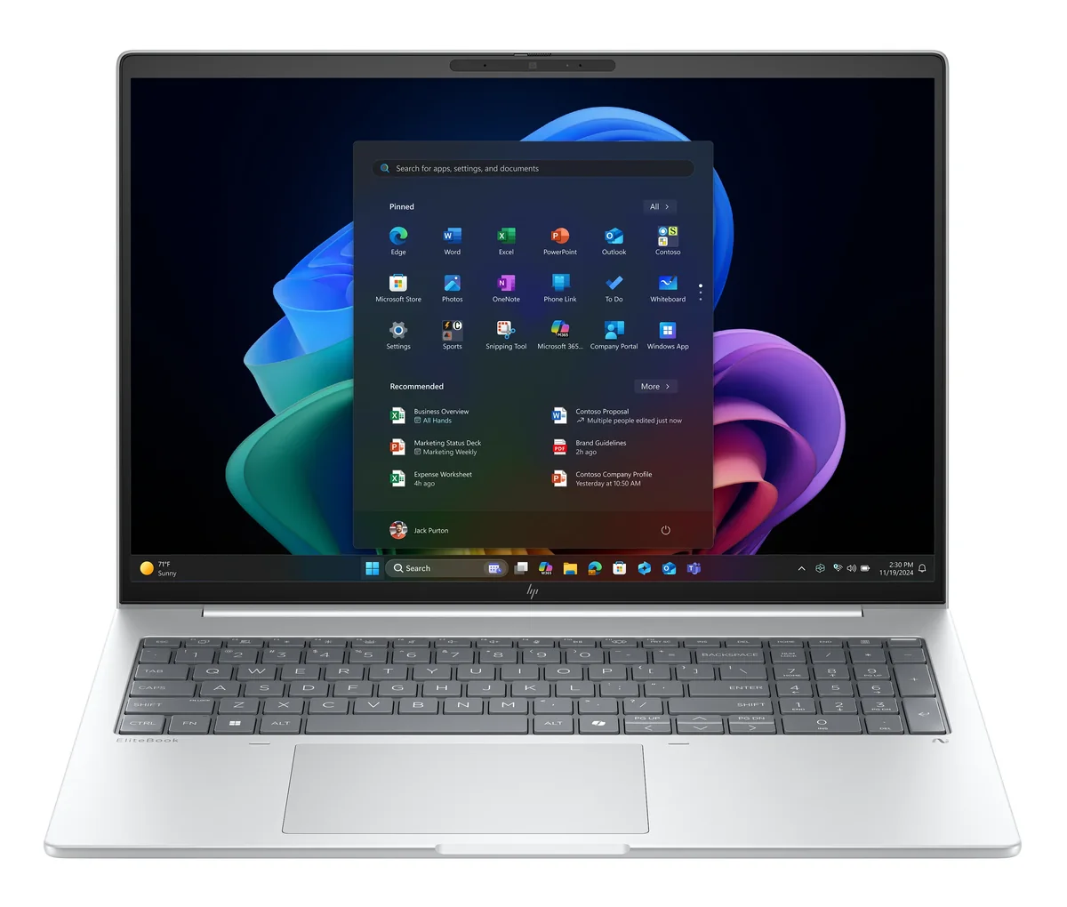 HP EliteBook 8 16 G1a Notebook Next Gen AI - AMD 340 - Win 11 Pro - Radeon Graphics - 16 GB RAM - 512 GB SSD NVMe - 16 1920 x 1200 - Wi-Fi 7, Bluetooth - kbd: QWERTY