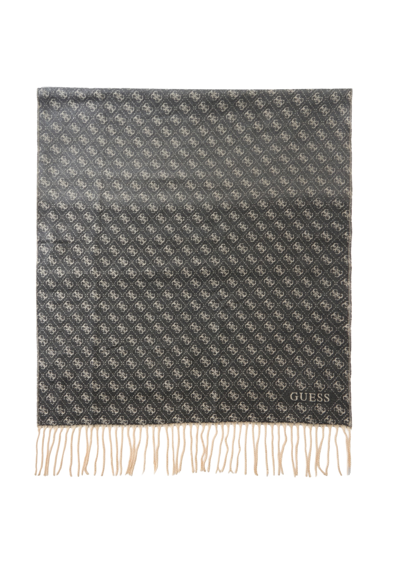 GUESS Kaulaliina  beige / meleerattu musta