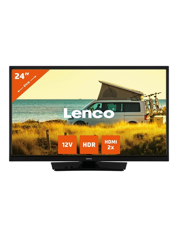 Lenco 24 tuuman HD LED-TV DVB-T2 DVB-C DVB-S2 12V Musta 24 tuuman HD LED-TV DVB-T2 DVB-C DVB-S2 12V Musta