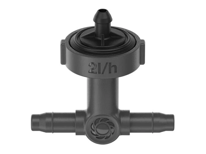 Gardena 13312-20, Päätylinjan kiinnitys, 2 l/h, Musta, Muovi, 10 kpl