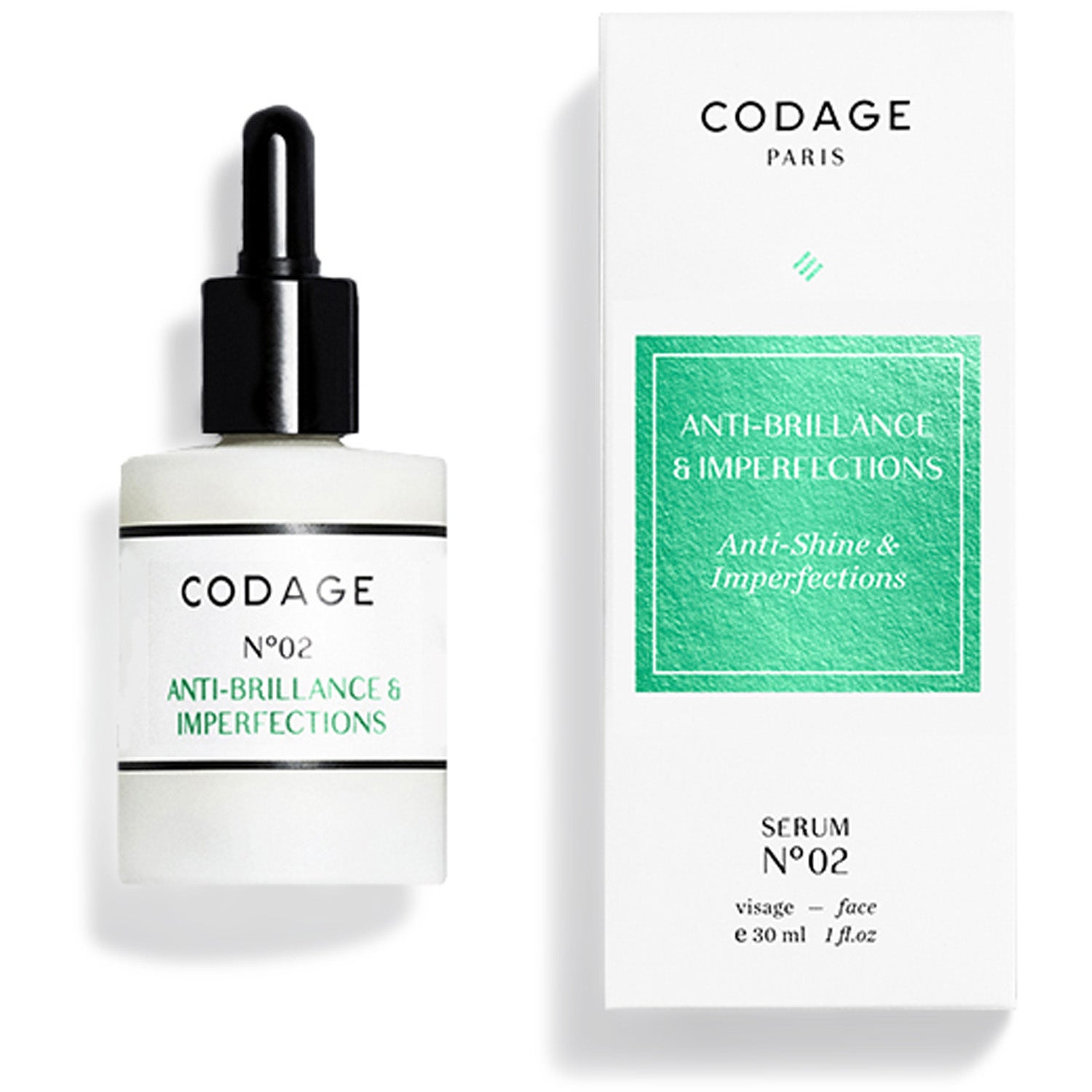 Codage Anti-Shine & Imperfections Serum No 02 30 ml