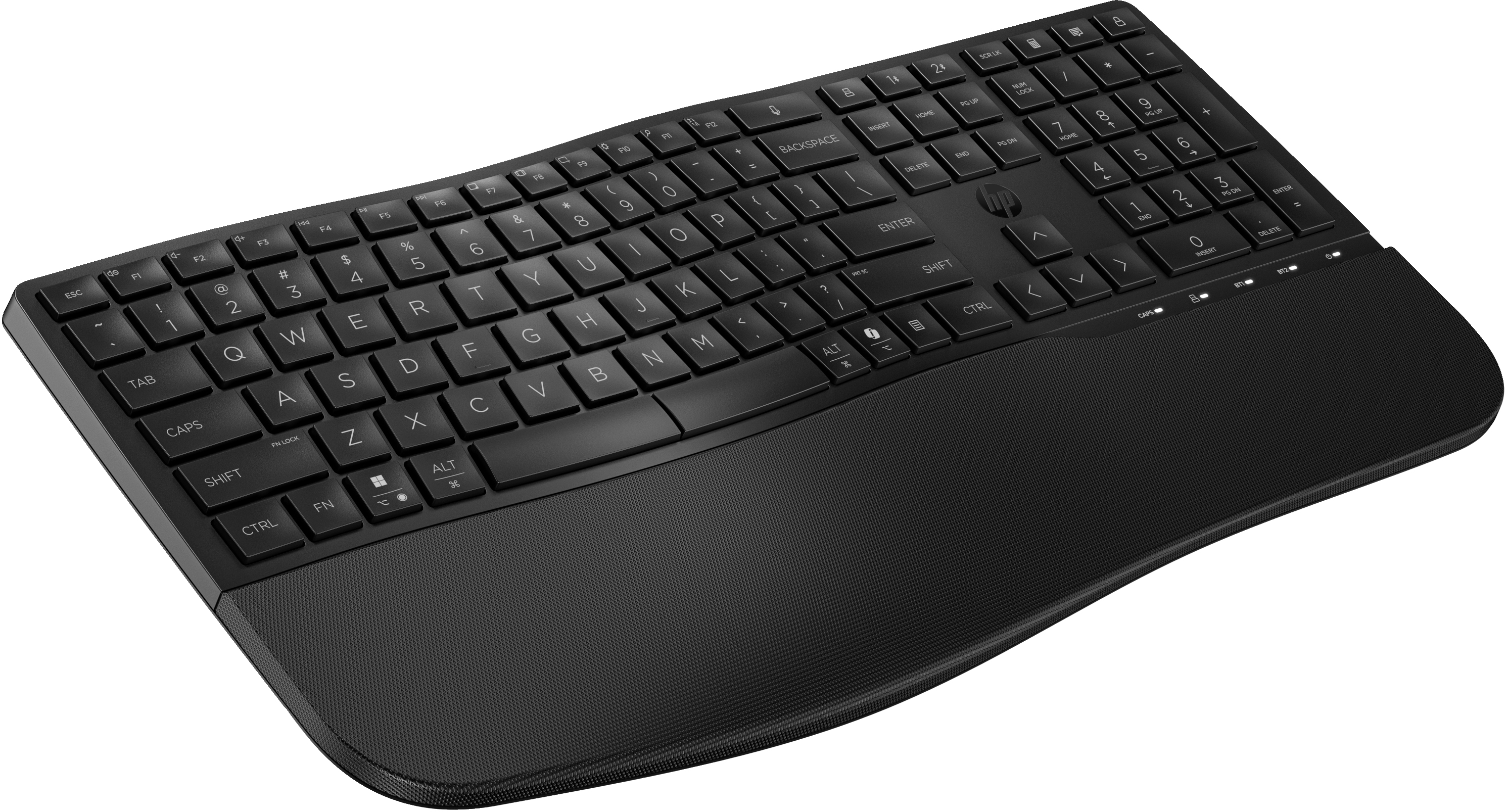 HP 685 Comfort Dual-Mode Keyboard Nordic - Näppäimistö - Tanskalainen - Musta