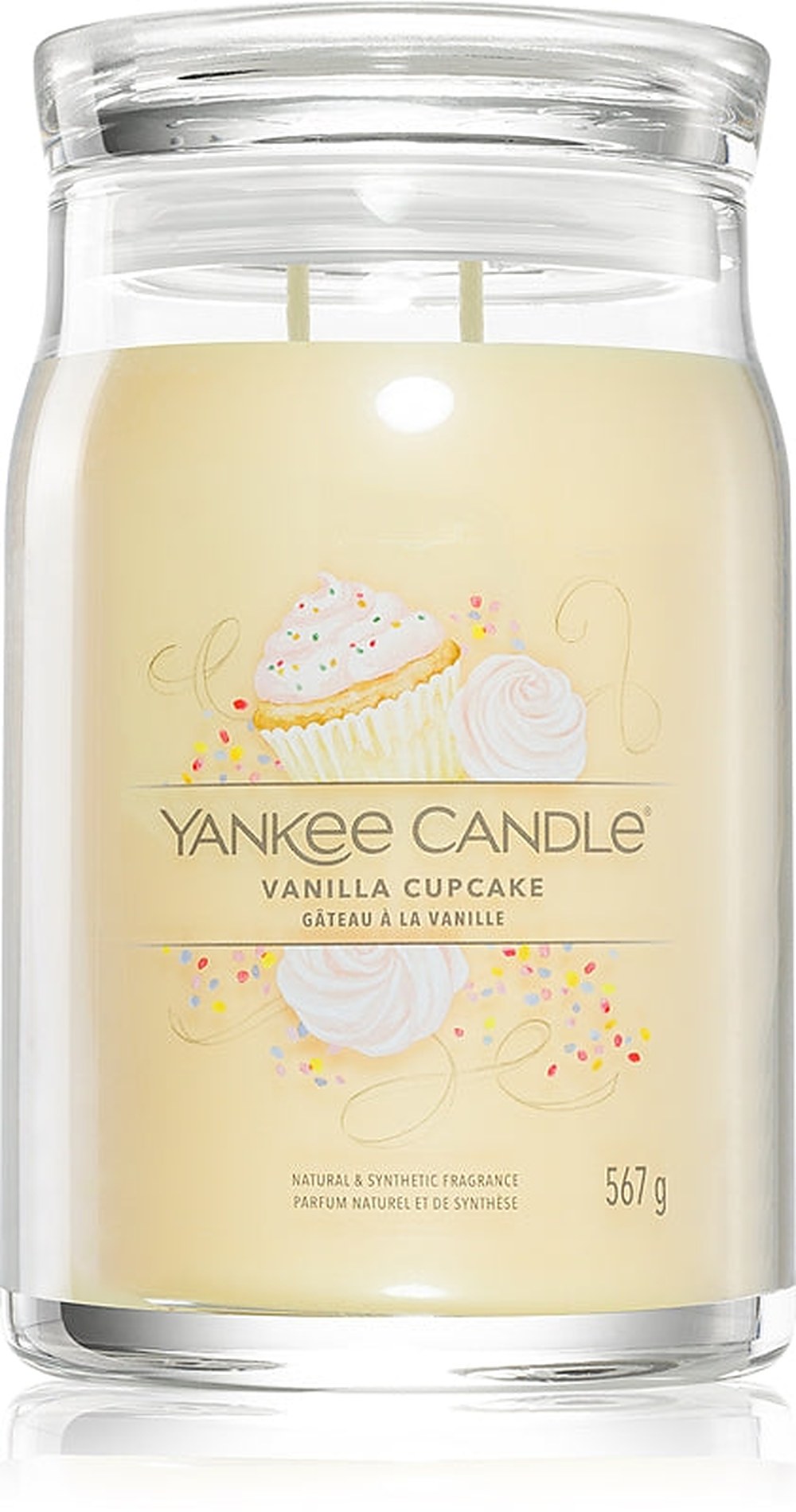 Yankee Candle Vanilla Cupcake tuoksukynttilä Signature 567 g