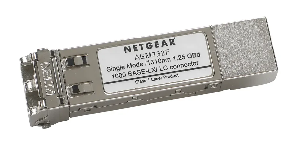 NETGEAR PROSAFE SFP Module 1000BASE-LX Fiber Single mode 10 km. LC connectors.