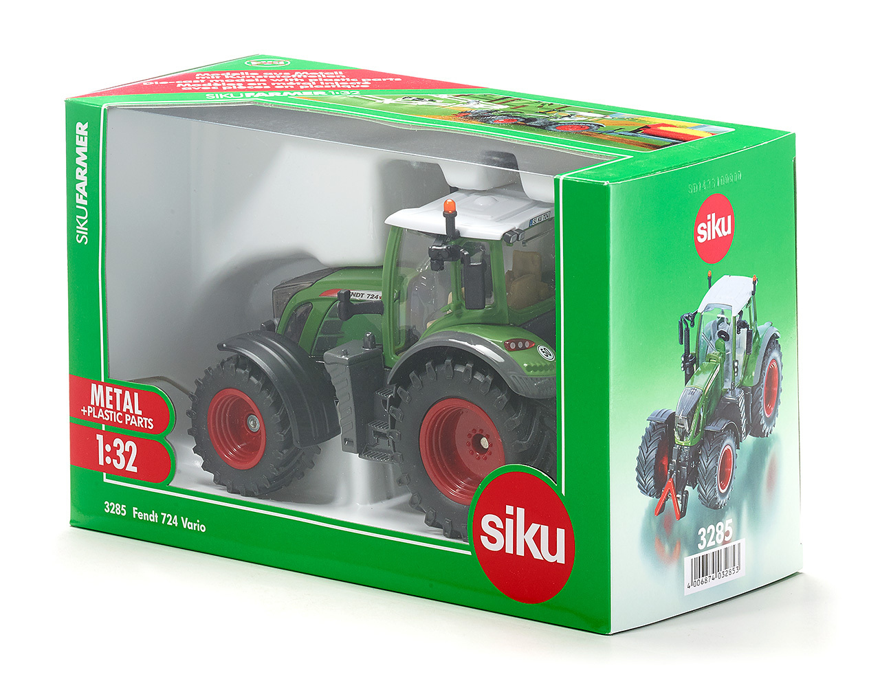 Siku Fendt 724 Vario, traktori, 1:32, Poika/tyttö, Muovi, 1 kpl, 3 vuosi/vuosia
