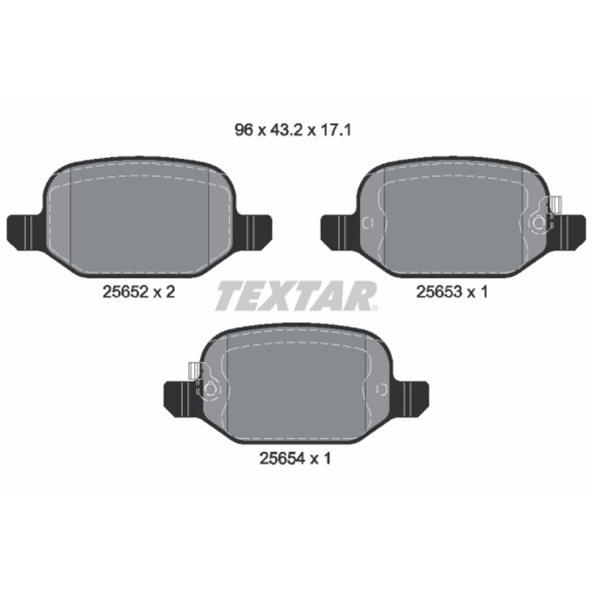 Jarrupalat, levyjarru TEXTAR 2565201