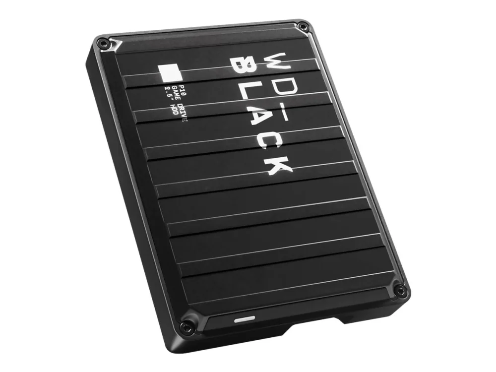 WD_BLACK P10 Game Drive WDBA3A0040BBK - Kiintolevyasema - 4 TB - ulkoinen (kannettava) - USB 3.2 Gen 1 - musta - musta