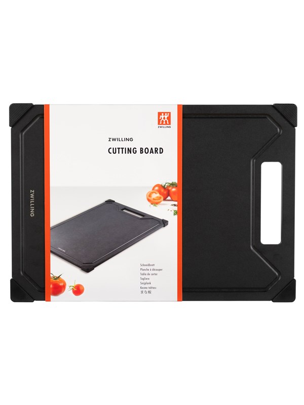 ZWILLING Puukuituinen keittiön lauta - 31 x 21,5 cm, musta