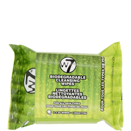 W7 Biohajoavat puhdistusliinat - 2 x 25 kpl