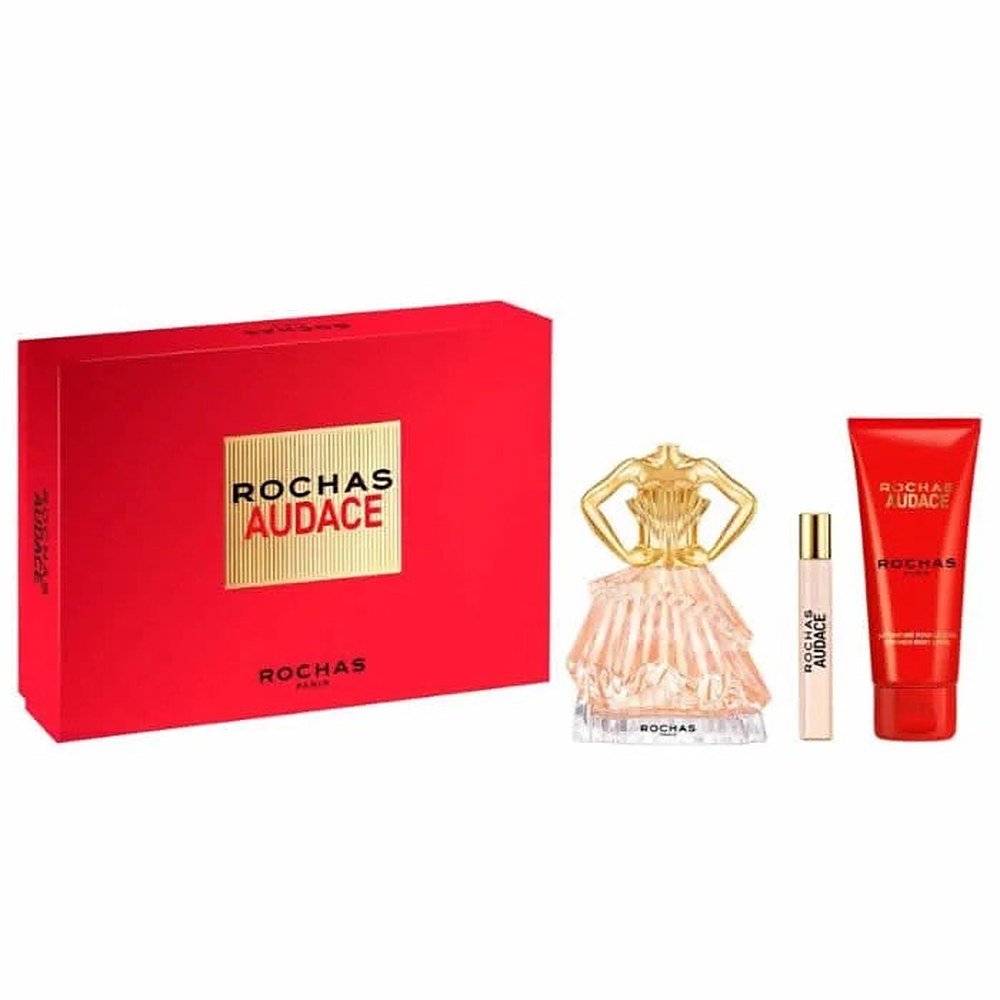 Rochas Audace Eau de Parfum Spray 90ml 3 Kappaleen Setti