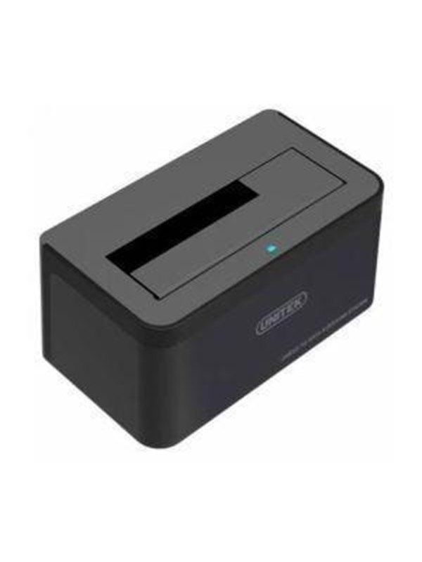 HDD/SSD docking station, USB 3.1 Gen 2, USB-C, 10 Gbps, black
