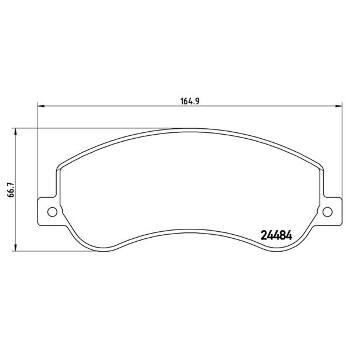Jarrupalat, levyjarru BREMBO P 85 115