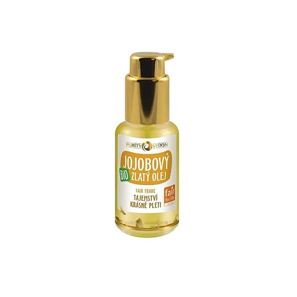 Purity vision Reilun kaupan kultainen jojobaöljy - 100 ml