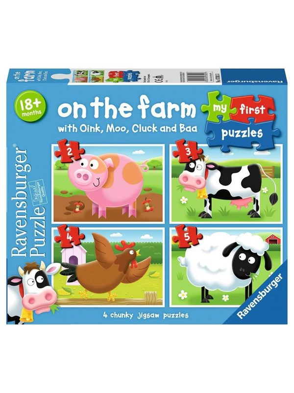 Ravensburger On the Farm first puzzle 2/3/4/5p