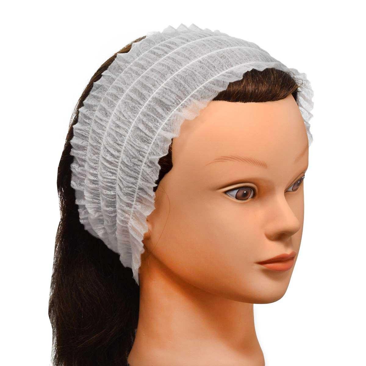Accessori Fascia capelli monouso 100 pezzi confezionate singolarmente