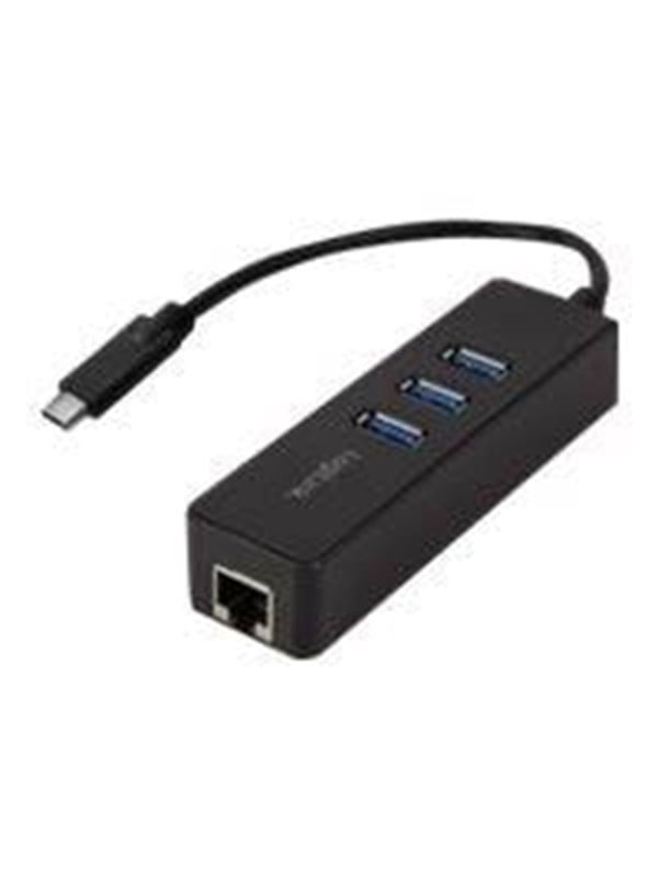 LogiLink USB-C 3-Port Hub Gigabit RJ45 (UA0283)