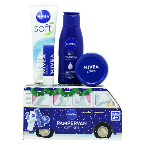 Nivea Pampervan Skincare Lahjapakkaus - 4 Kpl