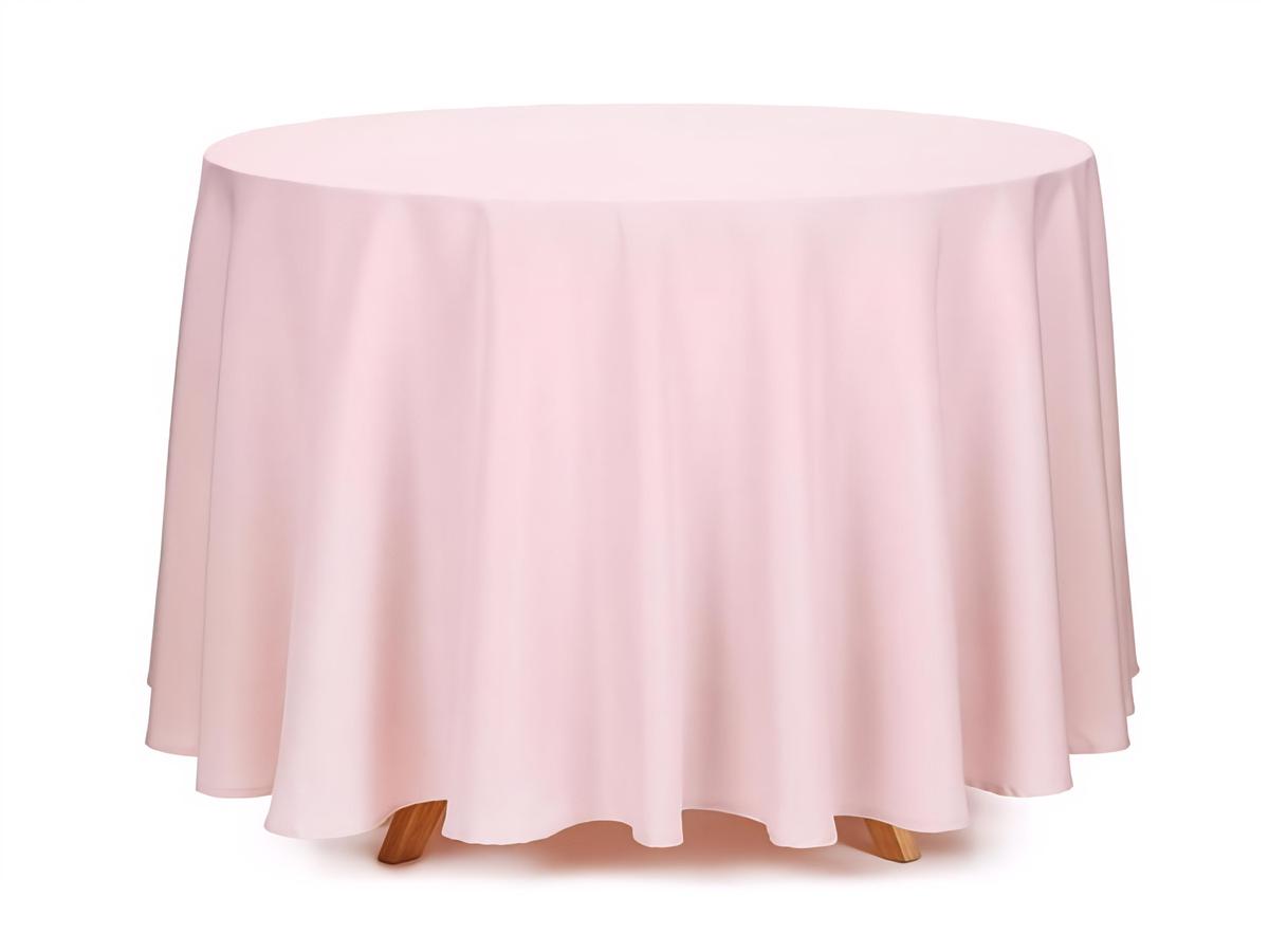 Pöytäliina - Dusty Rose pyöreä kangaspöytäliina, Ø230 cm