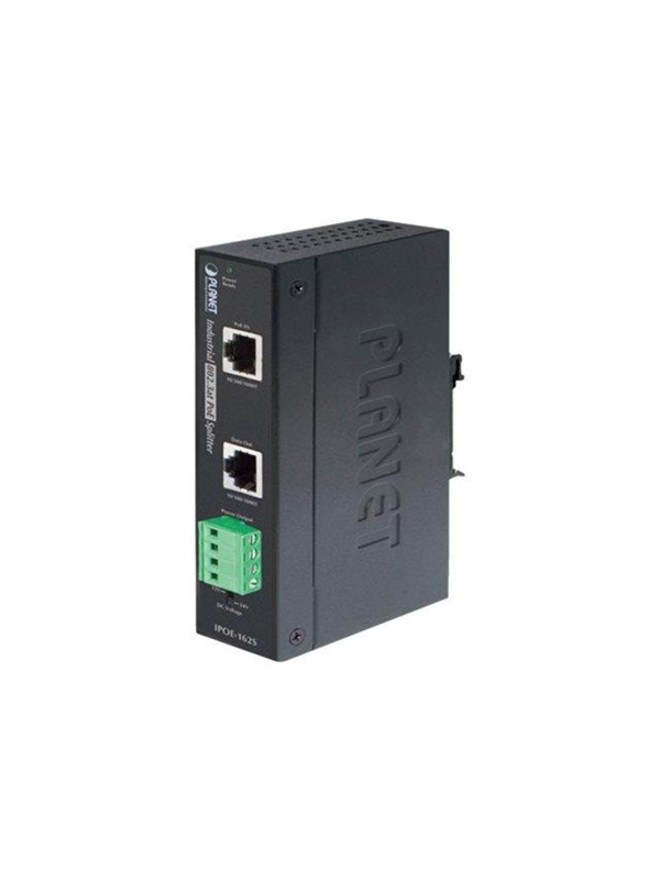 PLANET Splitter IPOE-162S 56V DC 2X RJ45 Virtalähde - 25 Watt - ATX - 80 Plus