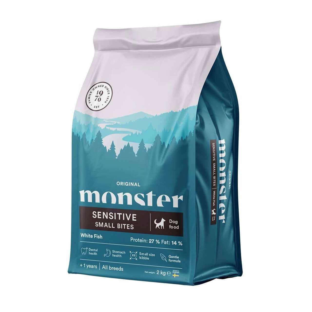 Monster Dog Original Sens. White Fish small bites 2 kg