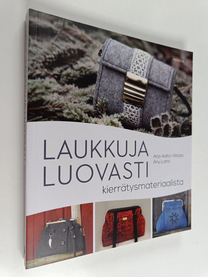 Laukkuja luovasti kierrätysmateriaalista