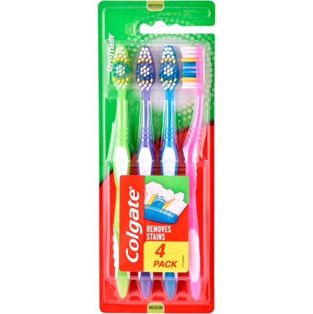 Colgate Premier Clean Medium hammasharjat - 4 kpl.