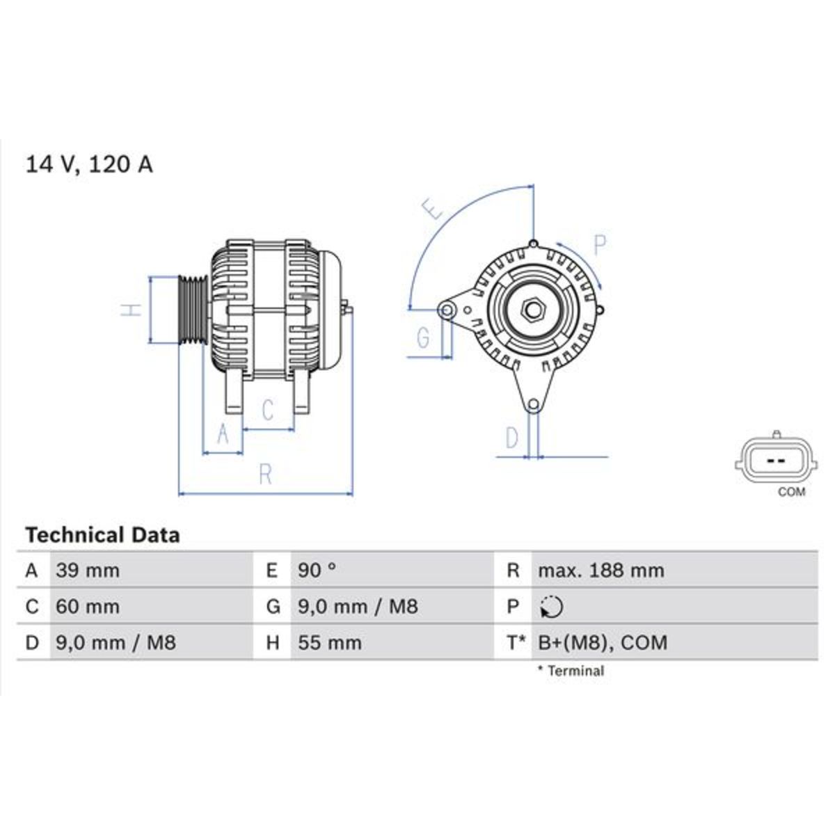 Laturi BOSCH 0 986 080 990